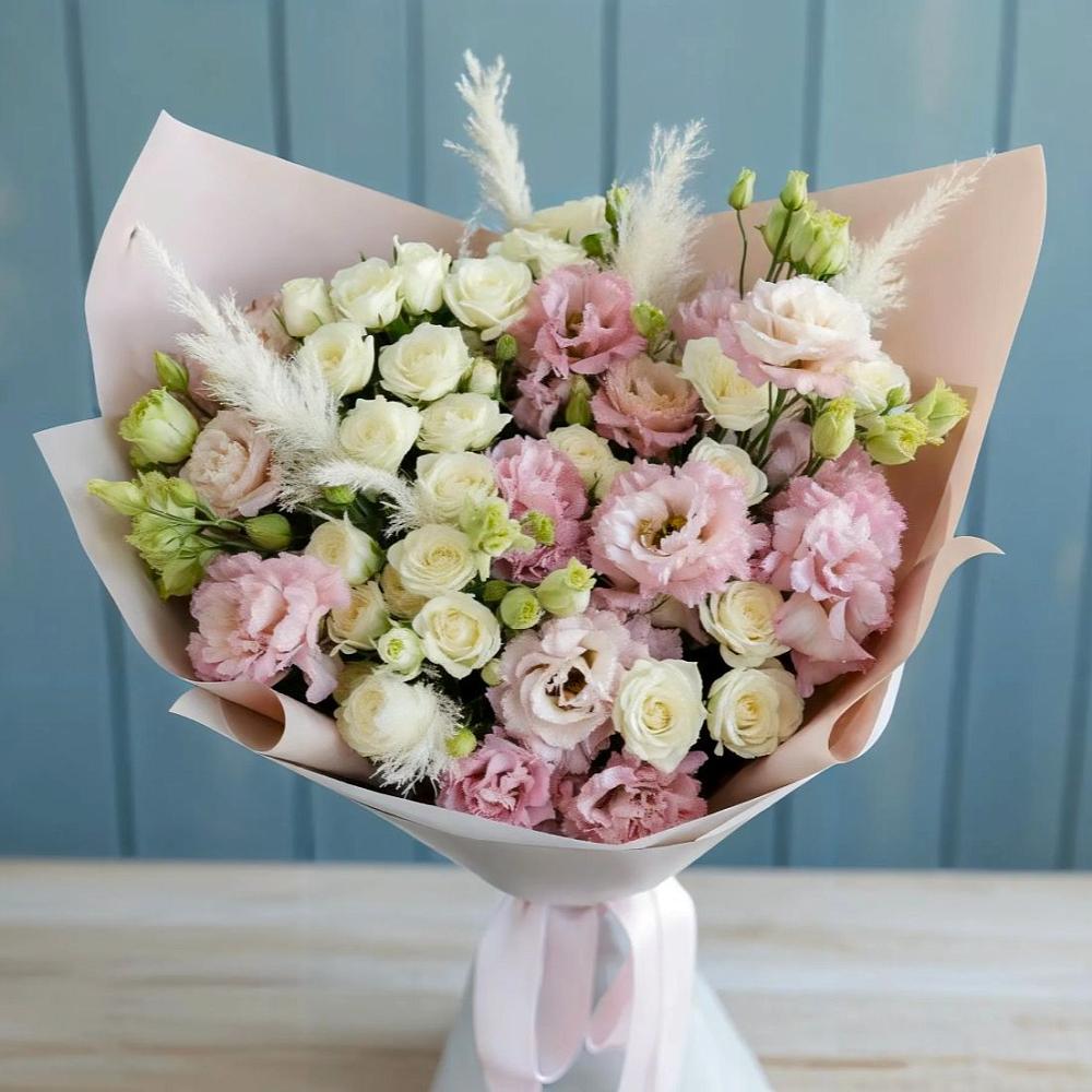 Букет цветов из: Альстромерии и Розы в Еремино