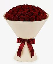 Букет 101 Бордовая роза Блэк Бакарра в Еремино