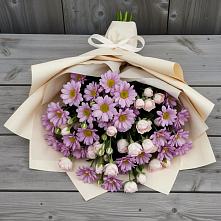 Букет цветов из:  Розы и Хризантемы #REPLACE_PRED# Еремино