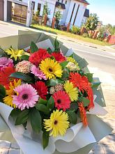 Букет цветов из:  Герберы #REPLACE_PRED# Еремино