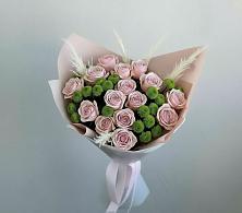 Букет цветов из:  Розы и Хризантемы в Еремино