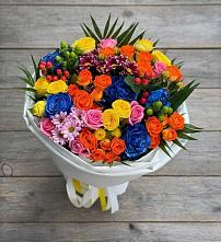 Букет цветов из:  Розы и Хризантемы в Еремино